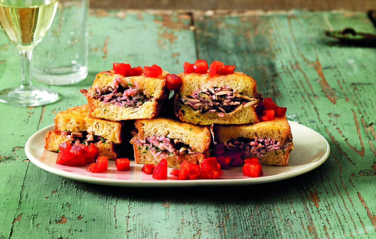 Grilled Prosciutto Porcini Sandwiches Recipe La Cucina Italiana