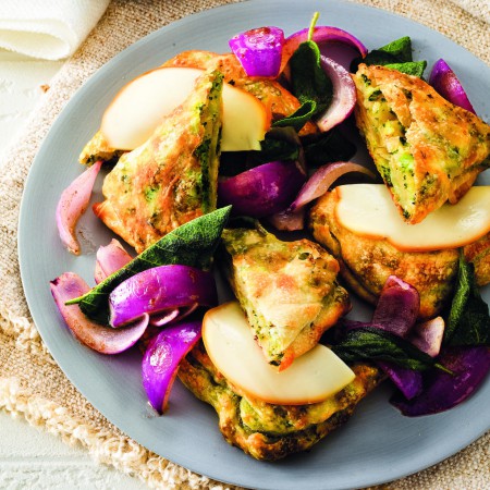 Broccoli Scamorza Triangles