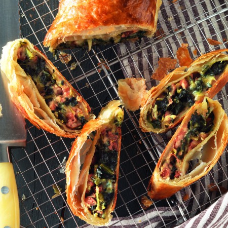 Fontina Vegetable Strudel