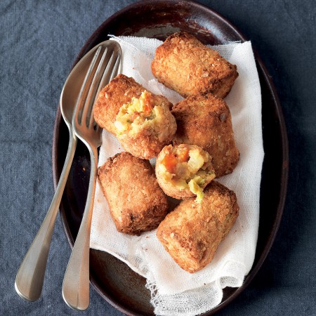 Vegetable Croquettes Breaded with Taralli