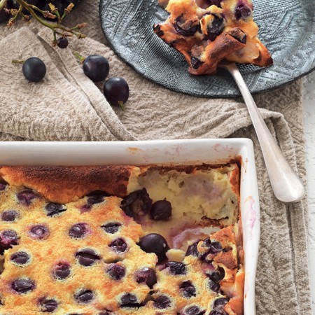Red Grape Clafoutis