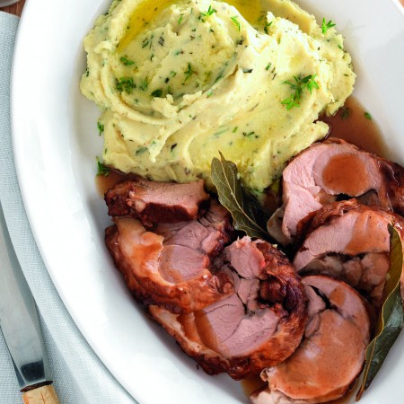 Lamb with Myrtle and Broad Bean Puree