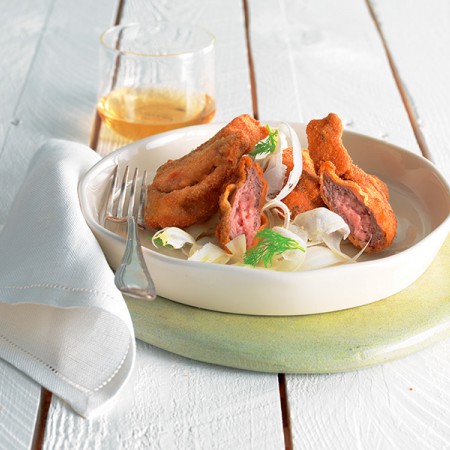 Stuffed Fried Lamb Chops