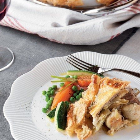 Puff Pastry Meat and Vegetable Pie