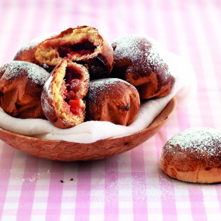Mini Strawberry Brioches
