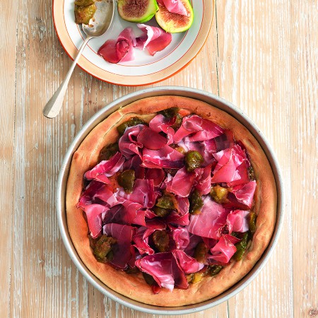 Fig and Speck Pizza