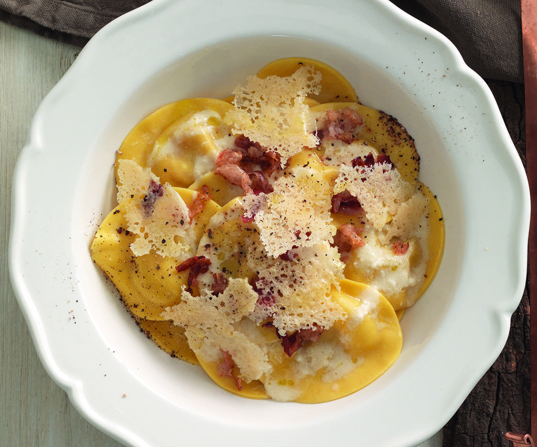 Ravioli Carbonara Recipe - La Cucina Italiana