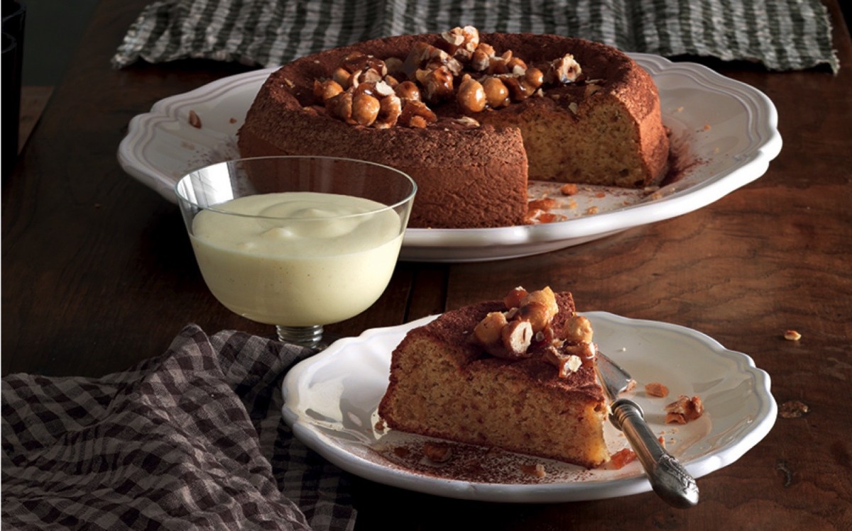Langhe Hazelnut Cake with Moscato Zabaglione Recipe La Cucina Italiana