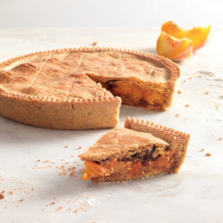 Peach and Amaretti Pie