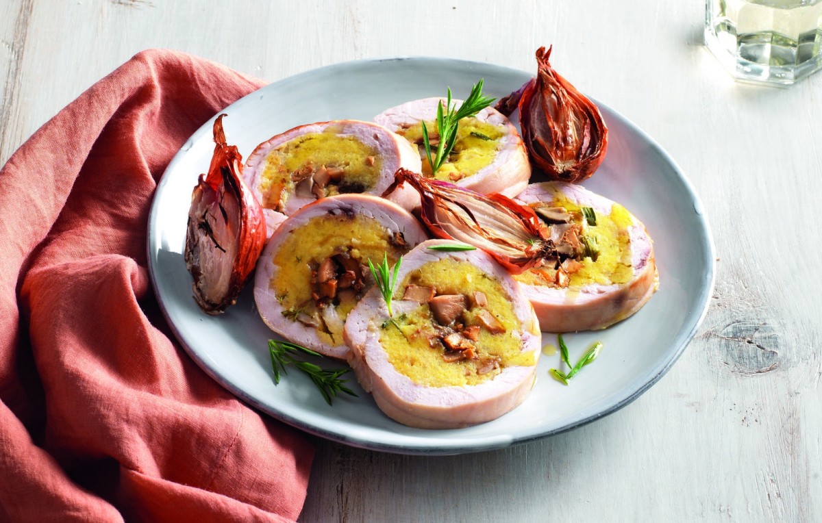 Turkey with Potatoes and Mushrooms Recipe - La Cucina Italiana