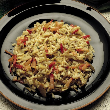Risotto With Artichokes and Speck