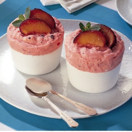 Frozen Watermelon Soufflé