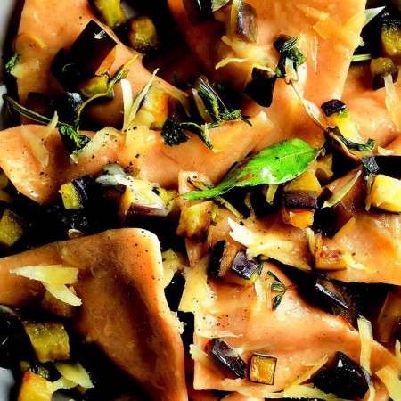 Eggplant and Provolone Ravioli