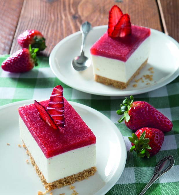 Mini cheesecakes with strawberry chips: a special recipe Recipe - La ...