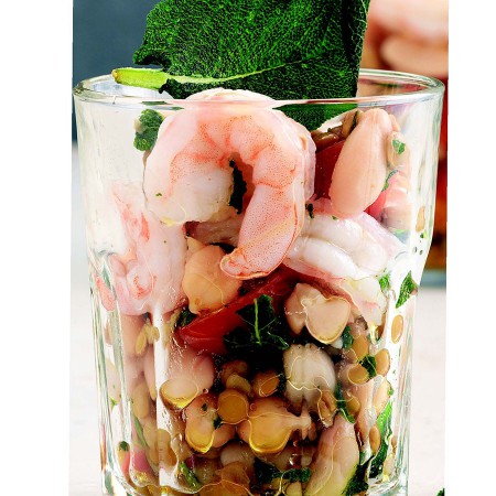 Shrimp and Legume Salad
