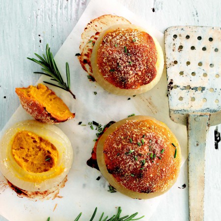 Onions-Stuffed with Pumpkin and Rosemary