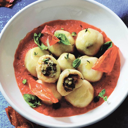 Gnocchi Stuffed With Eggplant and Ricotta