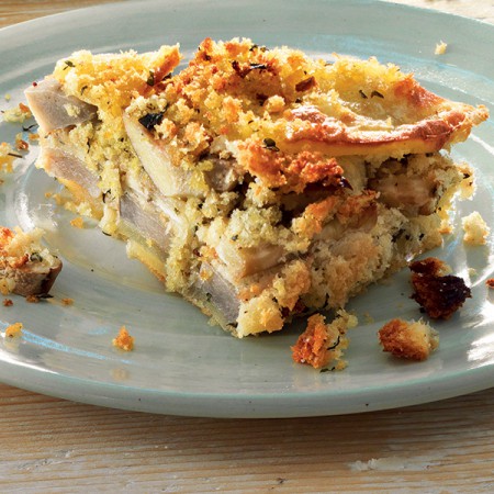 Mushroom, Eggplant, and Potato Pie