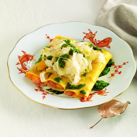 Cannelloni with Orange Shrimp