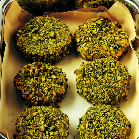 Pumpkin Patties with Pistachios