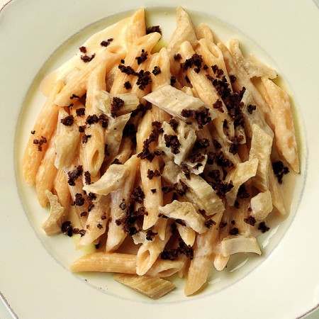 Penne with Fondue and Cardoons