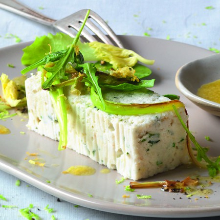 Cod Terrine with Ginger and Lime Sauce