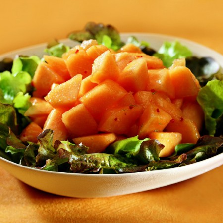 Spicy Cantaloupe Salad