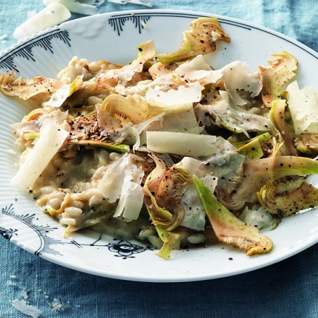 Artichoke Risotto with Pecorino