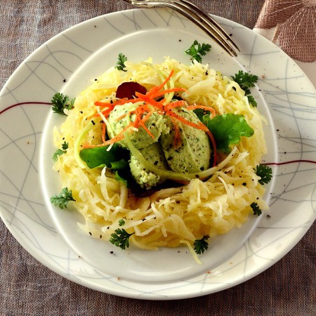 Cabbage with Goat's Cheese