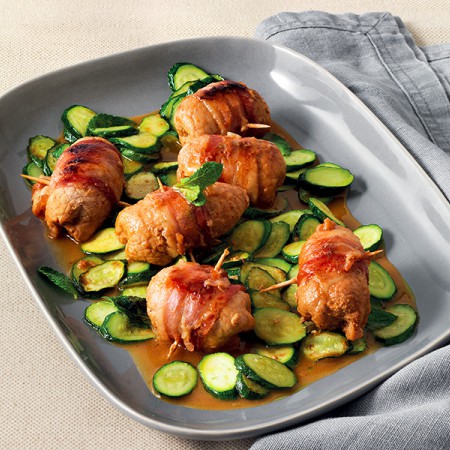 Pancetta-Wrapped Veal Roulades