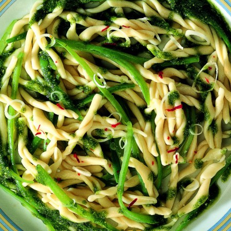 Trofie and Green Beans With “Pesto”