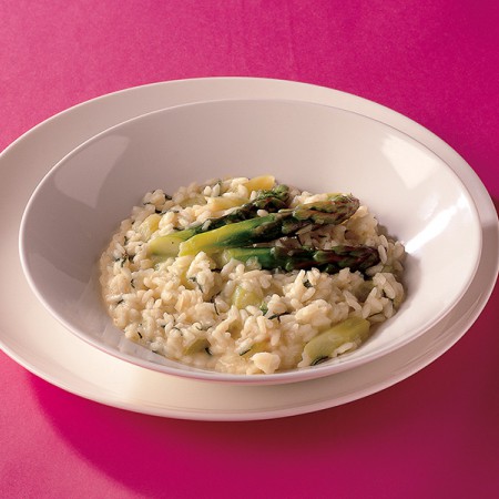 Asparagus Risotto With Sage