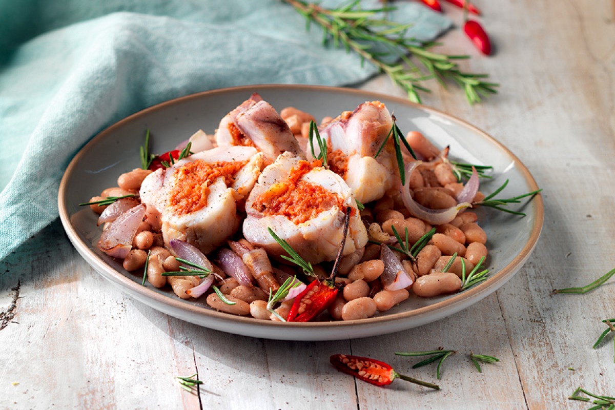 Monkfish With Tomato Stuffing-image