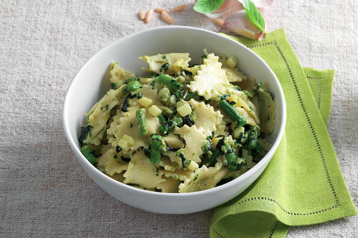 Homemade Pasta With Ligurian Pesto-image