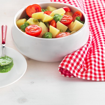 Summer Potato Salad with Arugula Sauce