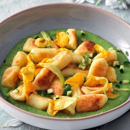 Soft Gnocchi With Zucchini Purée