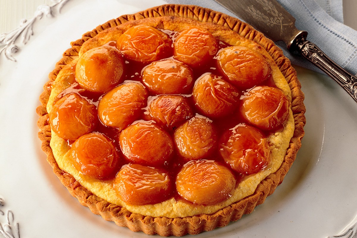 Apricot Ricotta Tart image