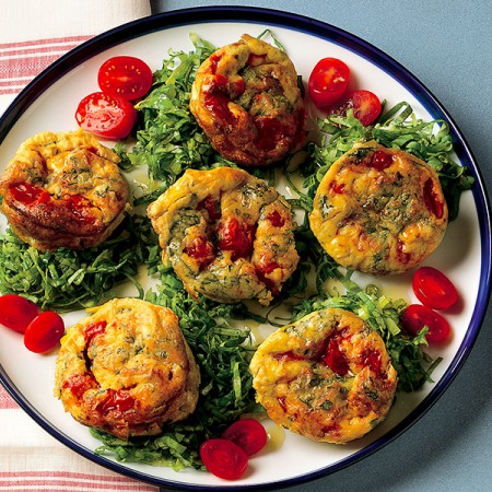 Mini Frittatas with Roasted Date Tomatoes