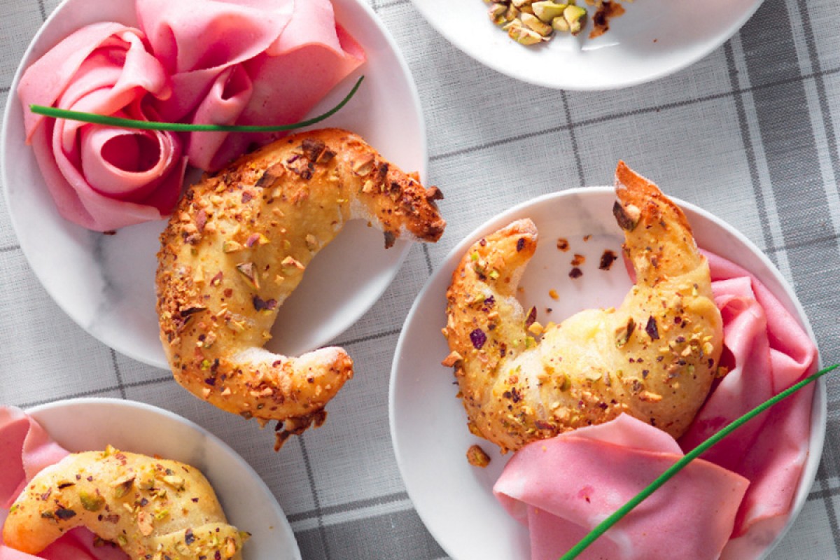 Pistachio Crescent Rolls with Mortadella Recipe La Cucina Italiana