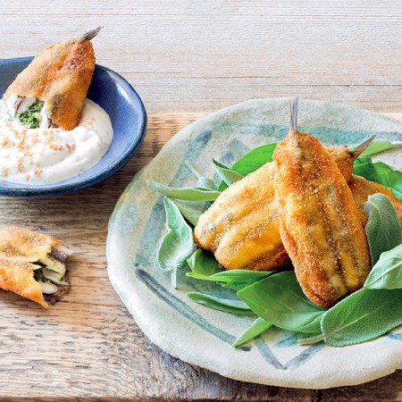 Anchovies With Sage Stuffing