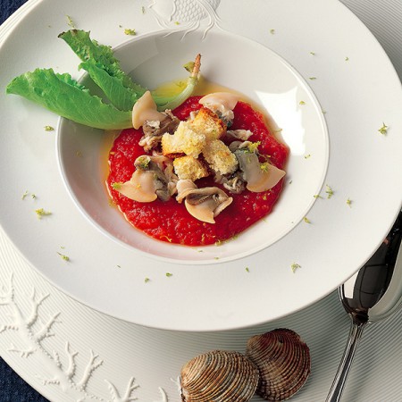 Marinated Saltwater Clams With Passata