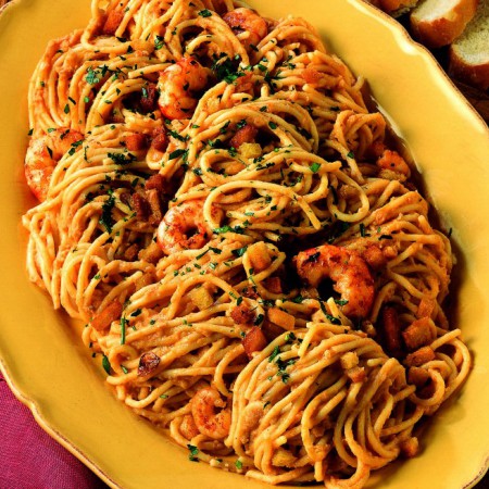 Spaghetti With Seafood Sauce