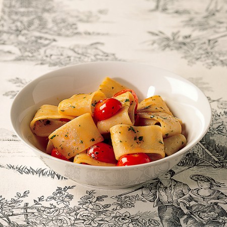 Mezzi Paccheri Marinara With Cherry Tomatoes