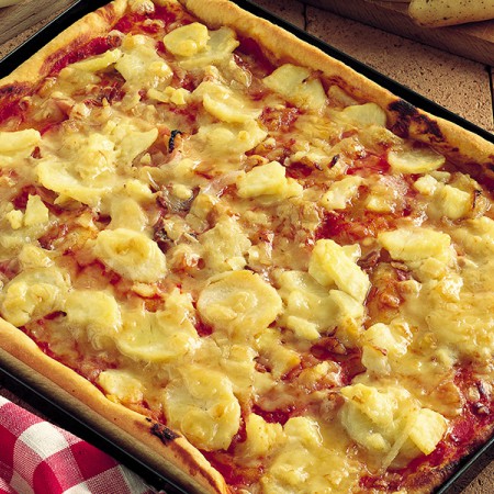 Potato and Onion Pizza