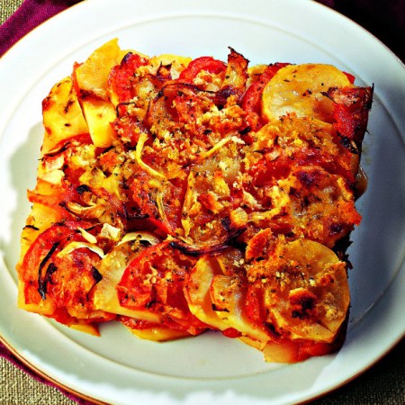 Baked "Raganate” Potatoes