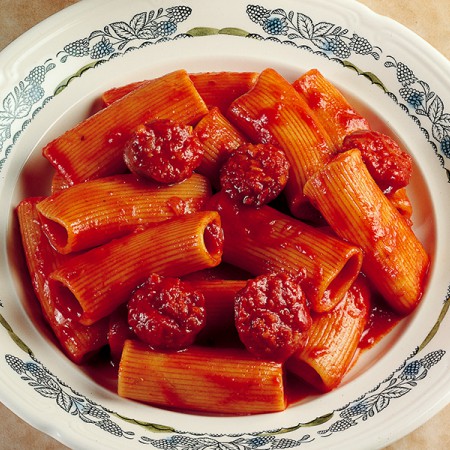 Tortiglioni With Sausage Sauce