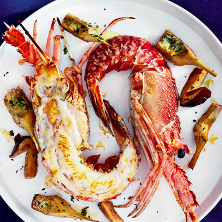 Lobster, Porcini Mushrooms and Artichokes