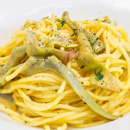 Artichoke Carbonara