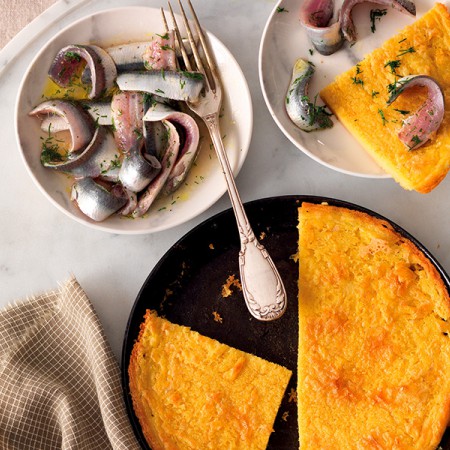 Socca with Sardines
