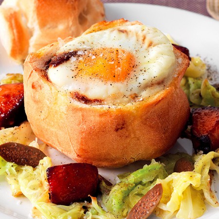 Egg in a Bread Bowl